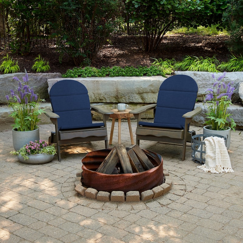 ARDEN Outdoor Foam Adirondack Cushion, Set of 2