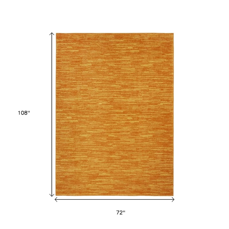 HomeRoots Contemporary Rectangle Outdoor Rug - 6' X 9'