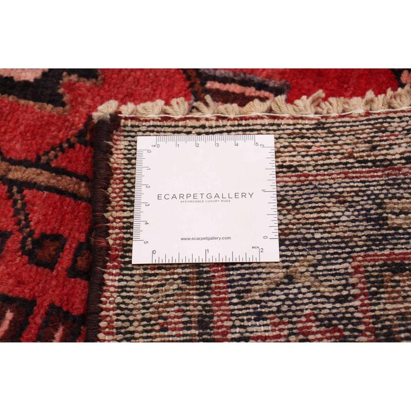 ECARPETGALLERY Hand-knotted Anadol Red Wool Rug - 3'5 x 9'9