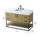 preview thumbnail 136 of 134, Lennox 48 - 60 Inch Single Bathroom Vanity