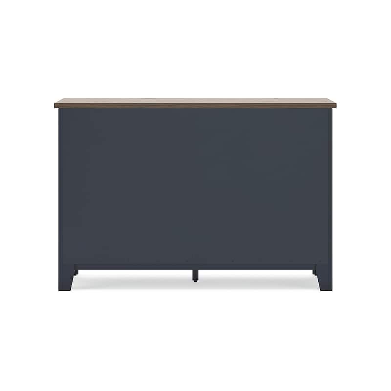 Signature Design by Ashley Landocken Brown/Blue Dresser