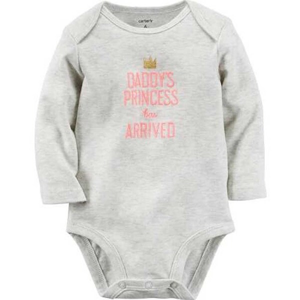 carters baby girl long sleeve onesies