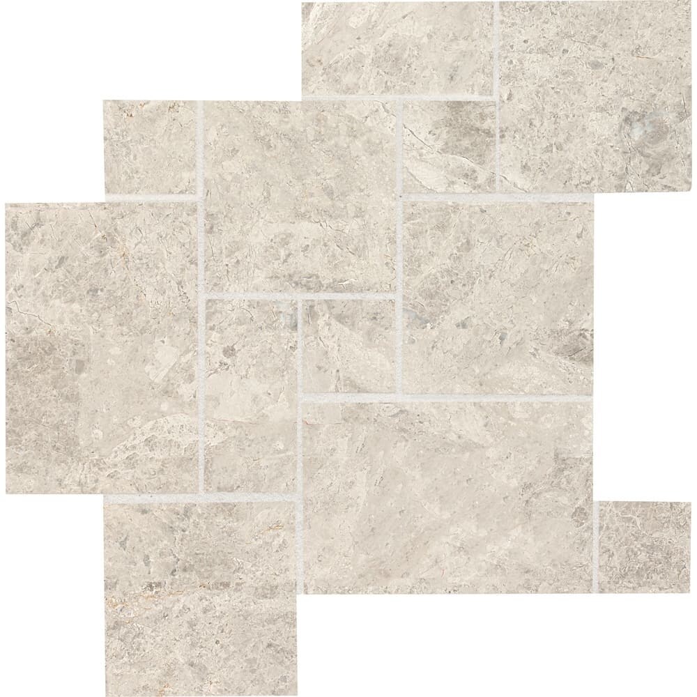 Shop Daltile LVERPATU Limestone Collection Random Versailles Mosaic