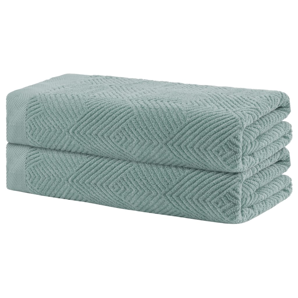 Cotton Bath Towels, 2 Pack Large Towels, Quicker to Dry and Lightweight Towels for Bathroom 28" x 56"