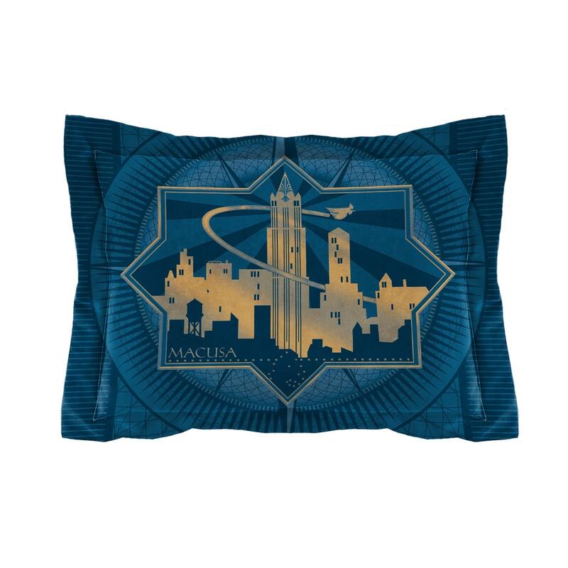 Fantastic Beasts Skyline FullQueen Comforter with 2 Shams