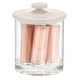 preview thumbnail 24 of 37, mDesign Round Storage Apothecary Canister for Bathroom, 2 Pack