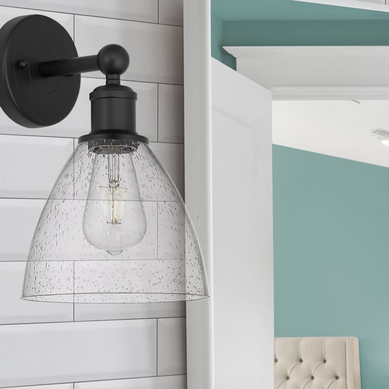 Innovations Lighting 616-1W-12-8 Bristol Sconce Bristol Glass 12" Tall