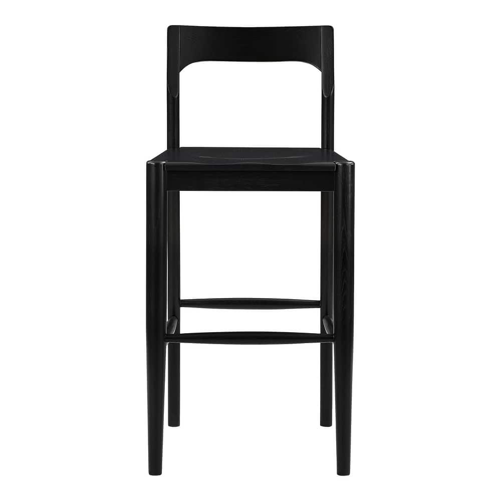 Aurelle Home Owletta Modern Solid Wood Barstool - 19.5"W x 42"H x 20"D