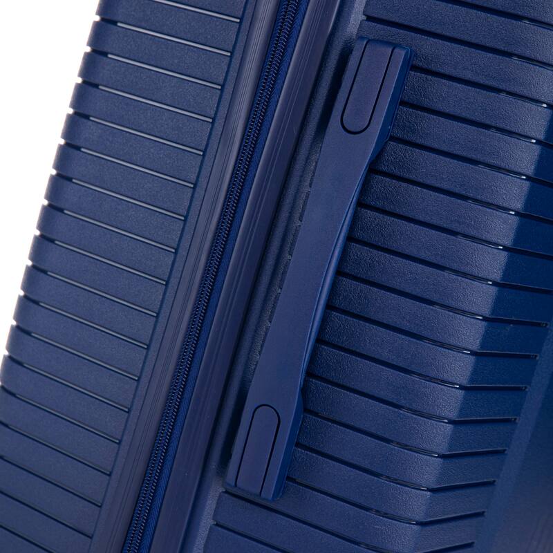 Travel PP Material 3 Piece Luggage Sets with Spinner Wheels and Combination Lock, Luggage for Family Travel Carry on 20/24/28