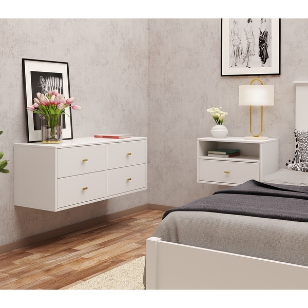 2 piece nightstand set