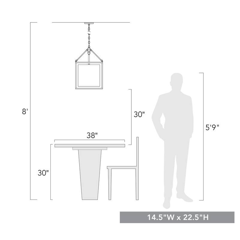 Manhattan 3 Light Pendant