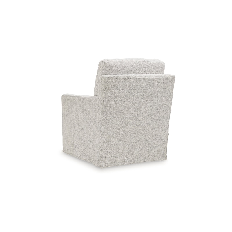 Signature Design by Ashley Nenana Next-Gen Nuvella Stone Swivel Glider Accent Chair - 30"W x 37"D x 37"H
