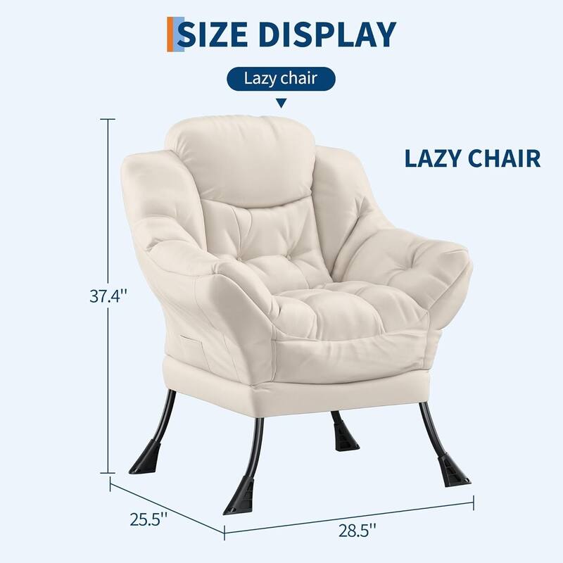 Lazy Chair, with Side Pocket and Arm