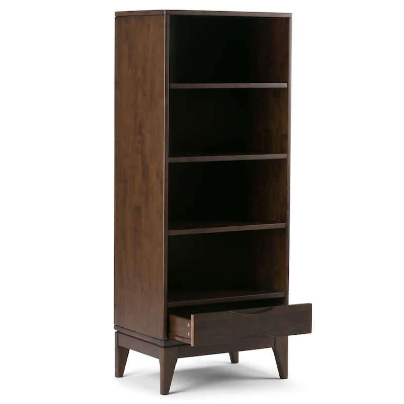 WYNDENHALL Pearson 24 inch Solid Wood 4 Shelf Bookcase (Set of 2) - 24"W x 16"D x 60"H