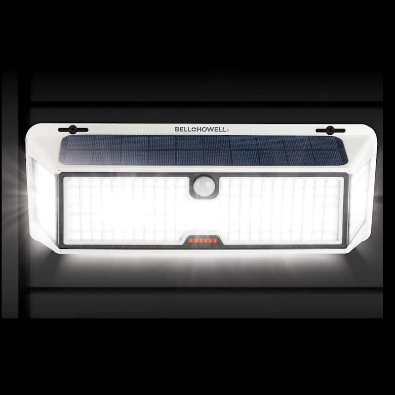 Bell + Howell Bionic Wall Light XL Pro Solar Powered Outdoor Motion Sensor Light