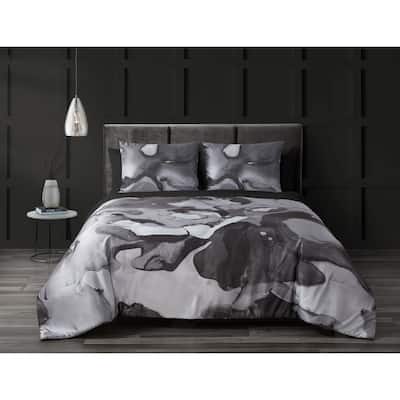 Midnight Marble 7 Piece Black Marble Bed in a Bag