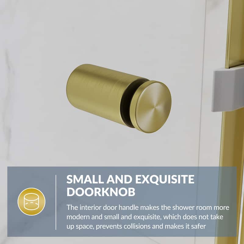 Elegant Double Sliding Shower Door 58.5-60''W x 72'' H Brushed Nickel or Chrome or Matte Black or Gold Finish Framed