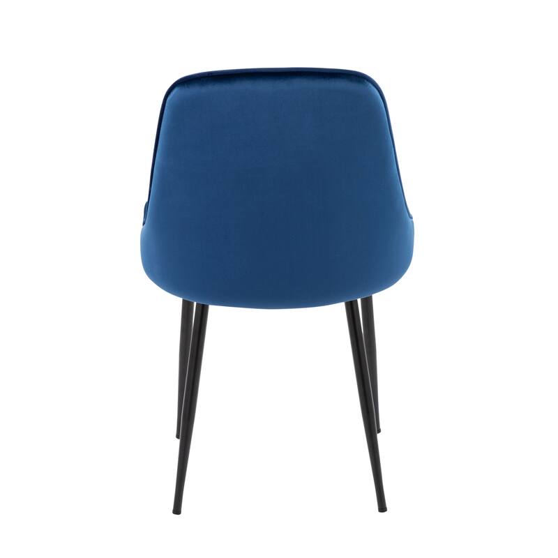 Silver Orchid Naldi Contemporary-Glam Velvet Dining Chair (Set of 2)