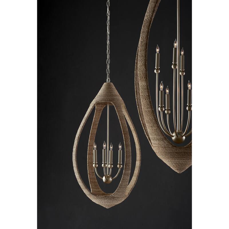 Currey & Company Menorca Medium Chandelier - 33.75"h x 19.5"dia