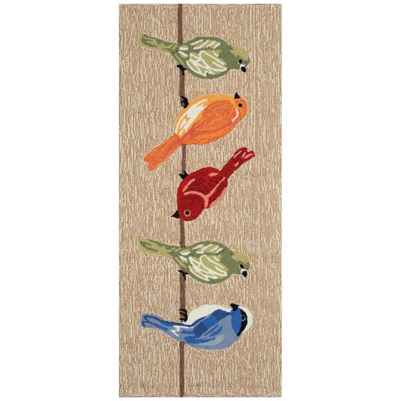 Liora Manne Frontporch Birds Indoor/Outdoor Rug