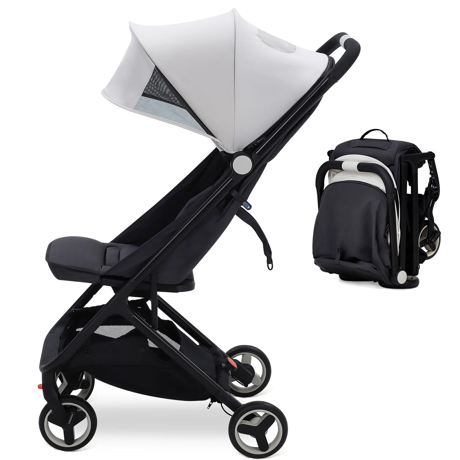 Lightweight reclining stroller 2025