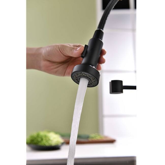 Single Handle One Hole Kitchen Faucets Pull Down Sprayer Spring