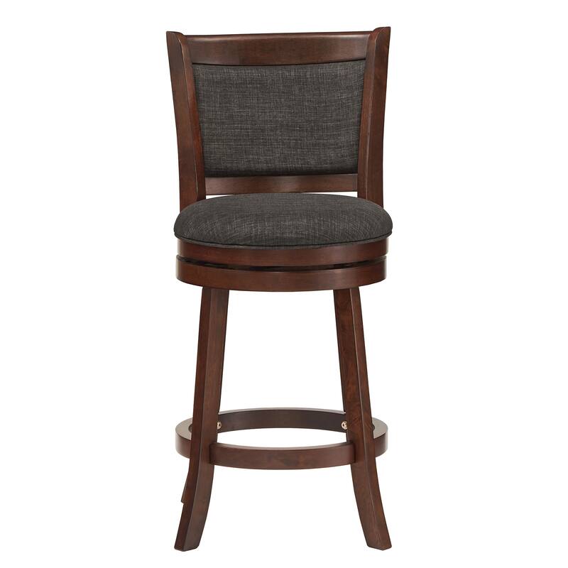 Verona Panel Back Swivel Counter Height Stool by iNSPIRE Q Classic