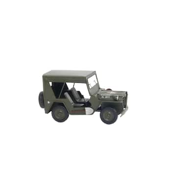 c1940 Willys Quad Overland Jeep Sculpture