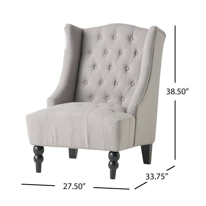 Upholstered Wingback Chair