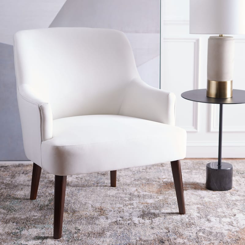 SAFAVIEH Manerva Accent Chair - 27" W x 30.5" L x 35.8" H - 27Wx31Dx36H