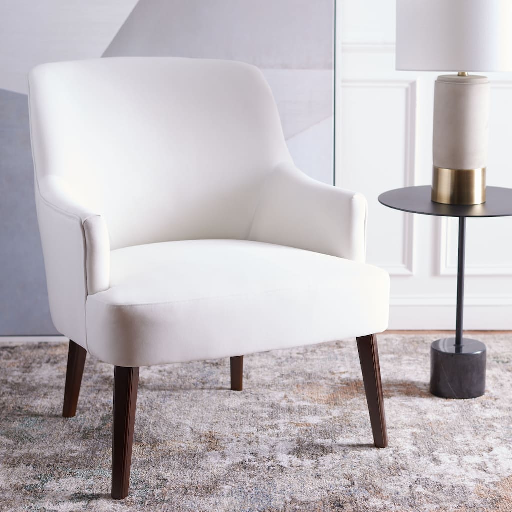 SAFAVIEH Manerva Accent Chair - 27" W x 30.5" L x 35.8" H - 27Wx31Dx36H