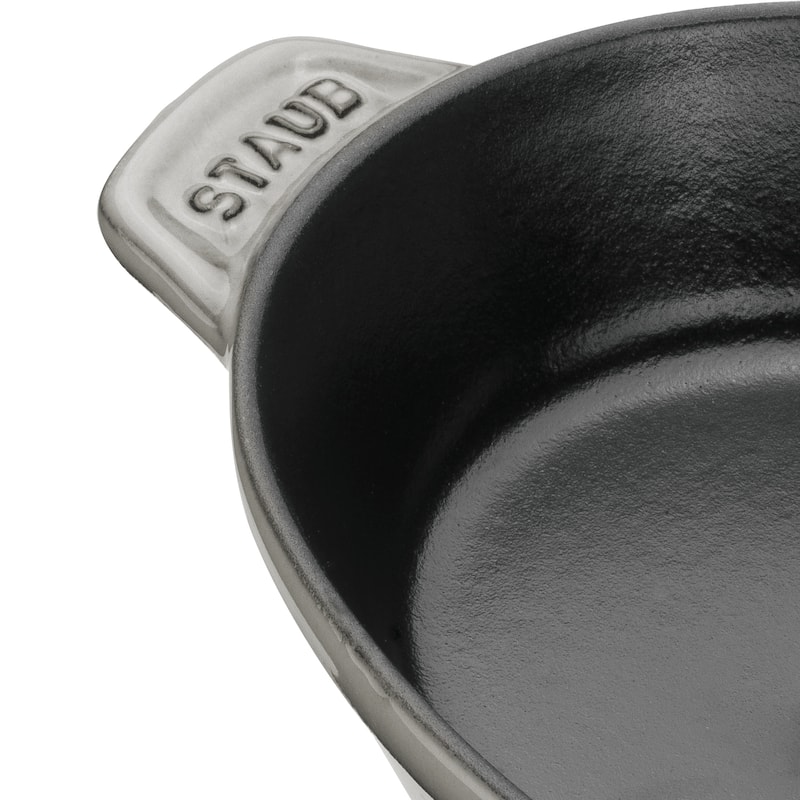 STAUB Cast Iron 9-inch x 6.6-inch Oval Covered Baking Dish - 9" x 6.6"