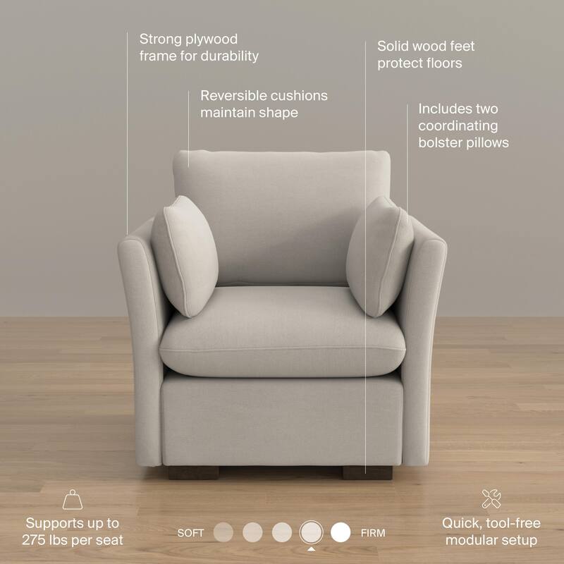 Bush Home Sienna Modular Accent Chair