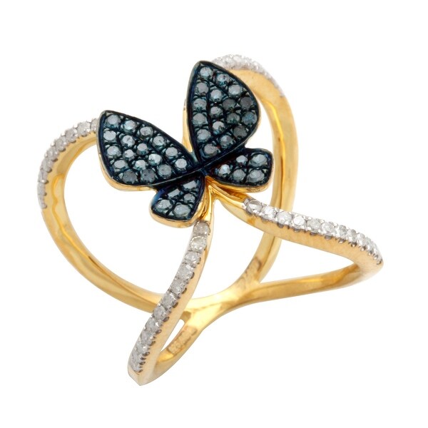 Shop Fabulous 0.70 Carat Round Brilliant Cut Real Blue ...