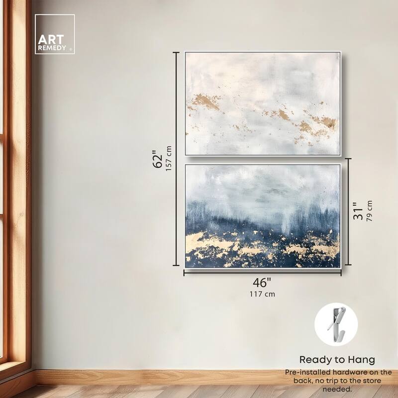 Inner Cosmos II Canvas Set of 2 by Art Remedy