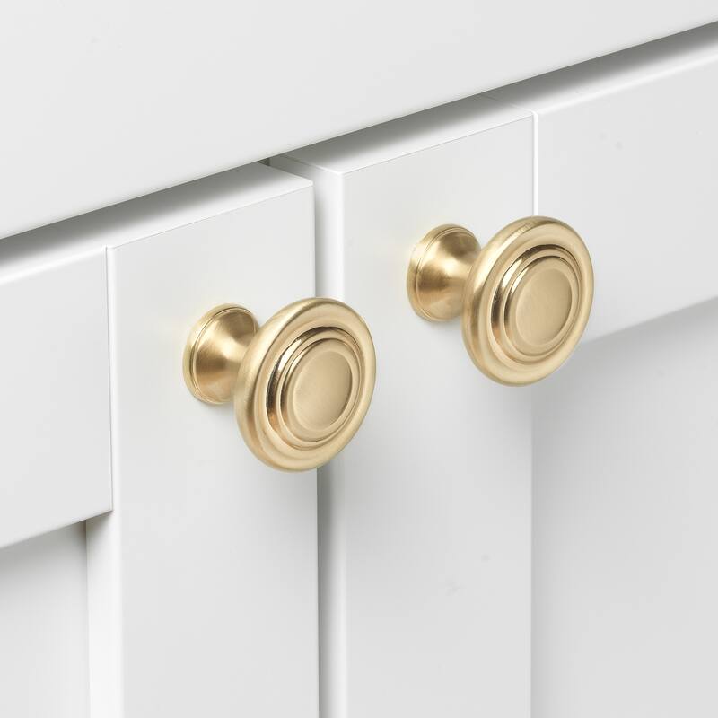 GlideRite 1-1/4 Inch Classic Round Ring Cabinet Knob - 5415-CHPG