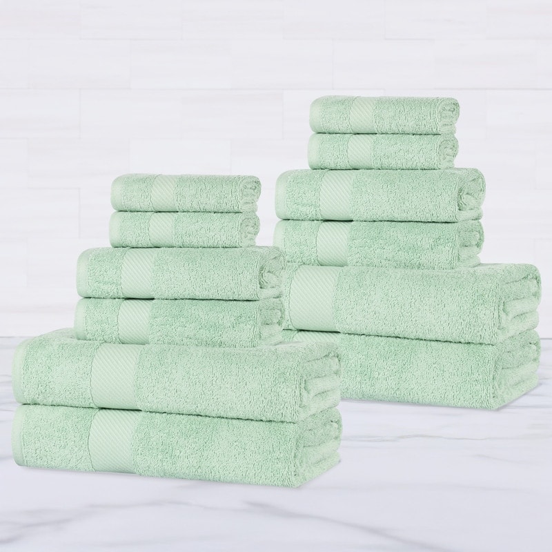 Superior Ismailia Egyptian Cotton 12-Piece Towel Set