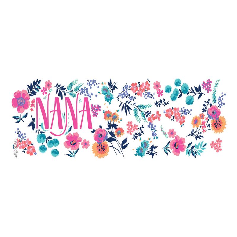 Tervis Dainty Floral Mother's Day Made in USA Double Walled Insulated Travel Tumbler, Nana - 16oz Mug