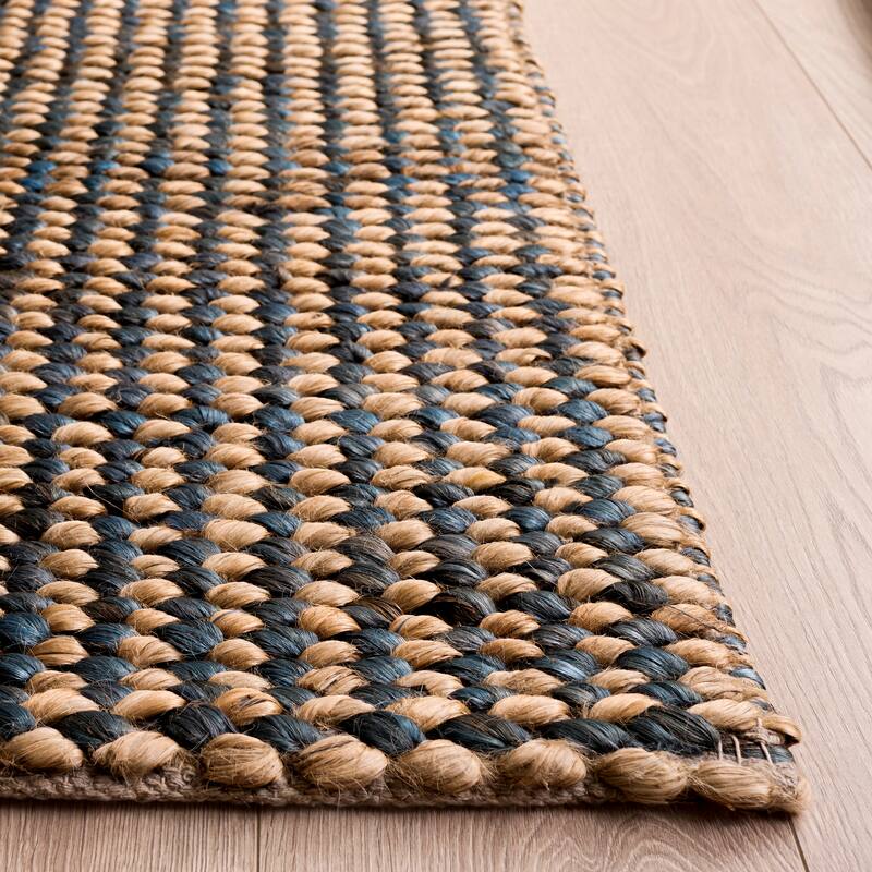 SAFAVIEH Handmade Natural Fiber Couture Seka Jute & Cotton Rug