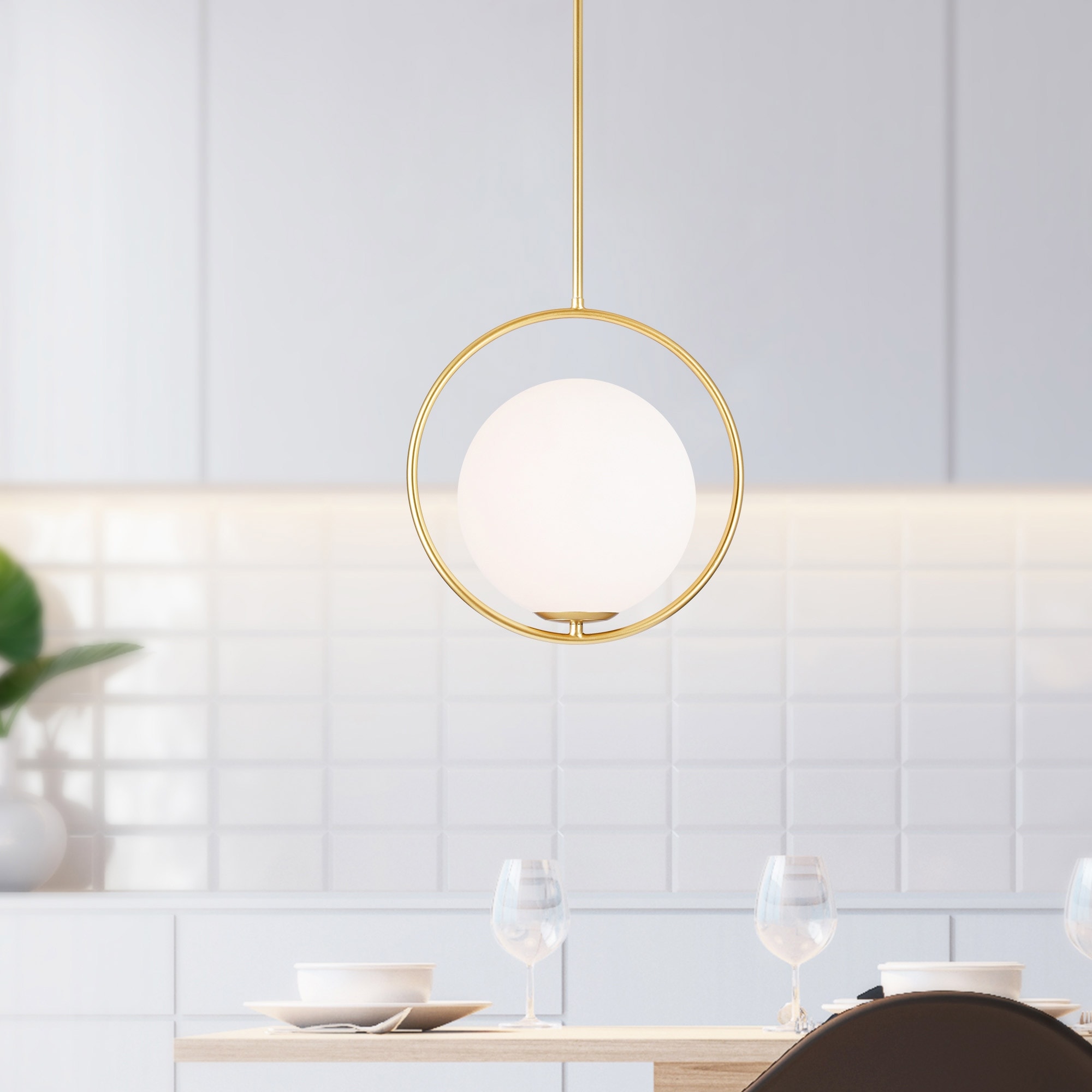 CWI Lighting Celeste 1 Light 14in Medallion Gold Mini Pendant - Medallion Gold