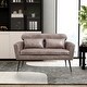 preview thumbnail 2 of 36, Loveseat, Lounge Sofa, Double Seat Removable Headrest with 2 Pillows