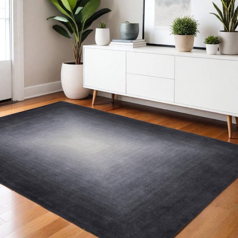 HomeRoots Abstract Industrial Rectangle Area Rug - 72.00 in. x 48.00 in.  x 0.51 in.