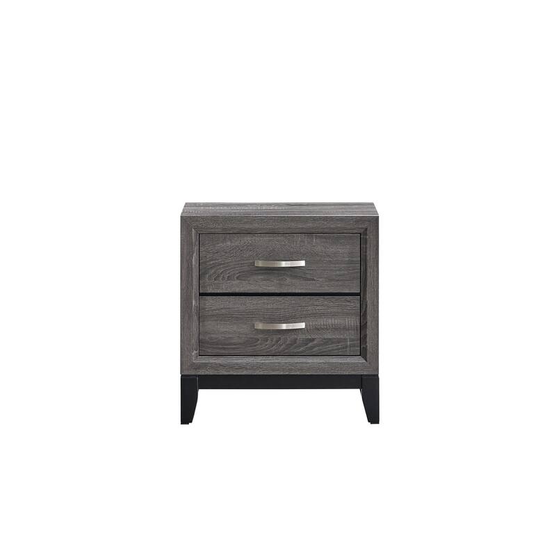 Glasgow Nightstand:With Two English Dovetail Drawers And Smooth Slides