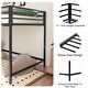 preview thumbnail 5 of 7, Twin loft bunk black