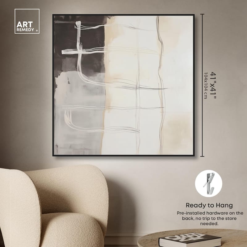 Gestural Glyphs I Canvas by Art Remedy