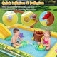 preview thumbnail 7 of 8, Gymax Inflatable Play Pool Center w/Water Slide Monkey & Tree Stump - Multi-colored