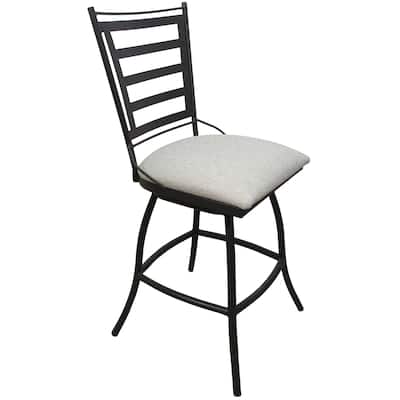 Jenna Outdoor/Indoor 26", 30" or 34" NO Arms Bar Stool on Dark Nut