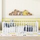 preview thumbnail 11 of 86, Metal Floor Bed Frame with Fence & Door - Ideal for Kids & Toddlers White - Twin