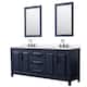 Option Dark Blue / White Quartz Top / Matte Black
