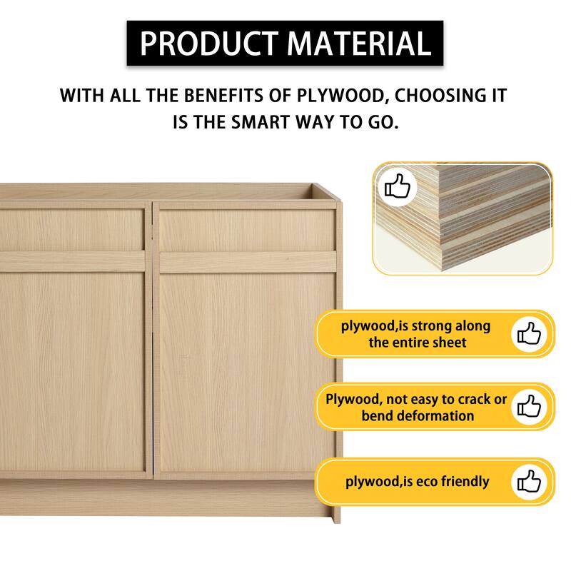 Bathroom Vanity with Resin Sink, Soft-Close Door Hinges, Adjustable Shelf, Scratch & Water-Resistant Melamine